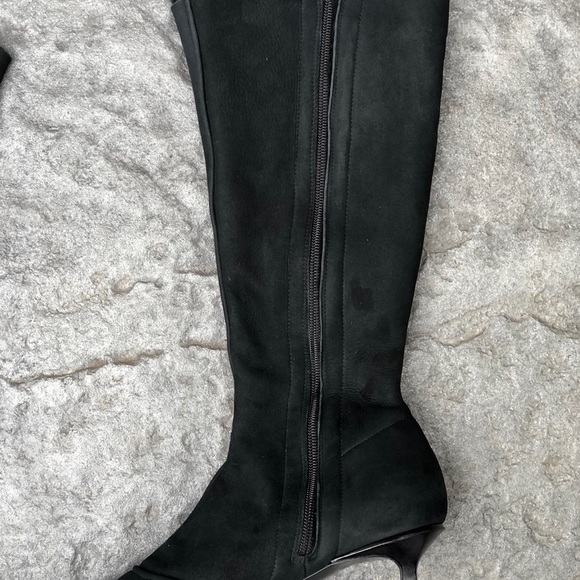 MARC CAIN ANKLE BOOT black leather suede size 38 made in Italy - Picture 15 of 16